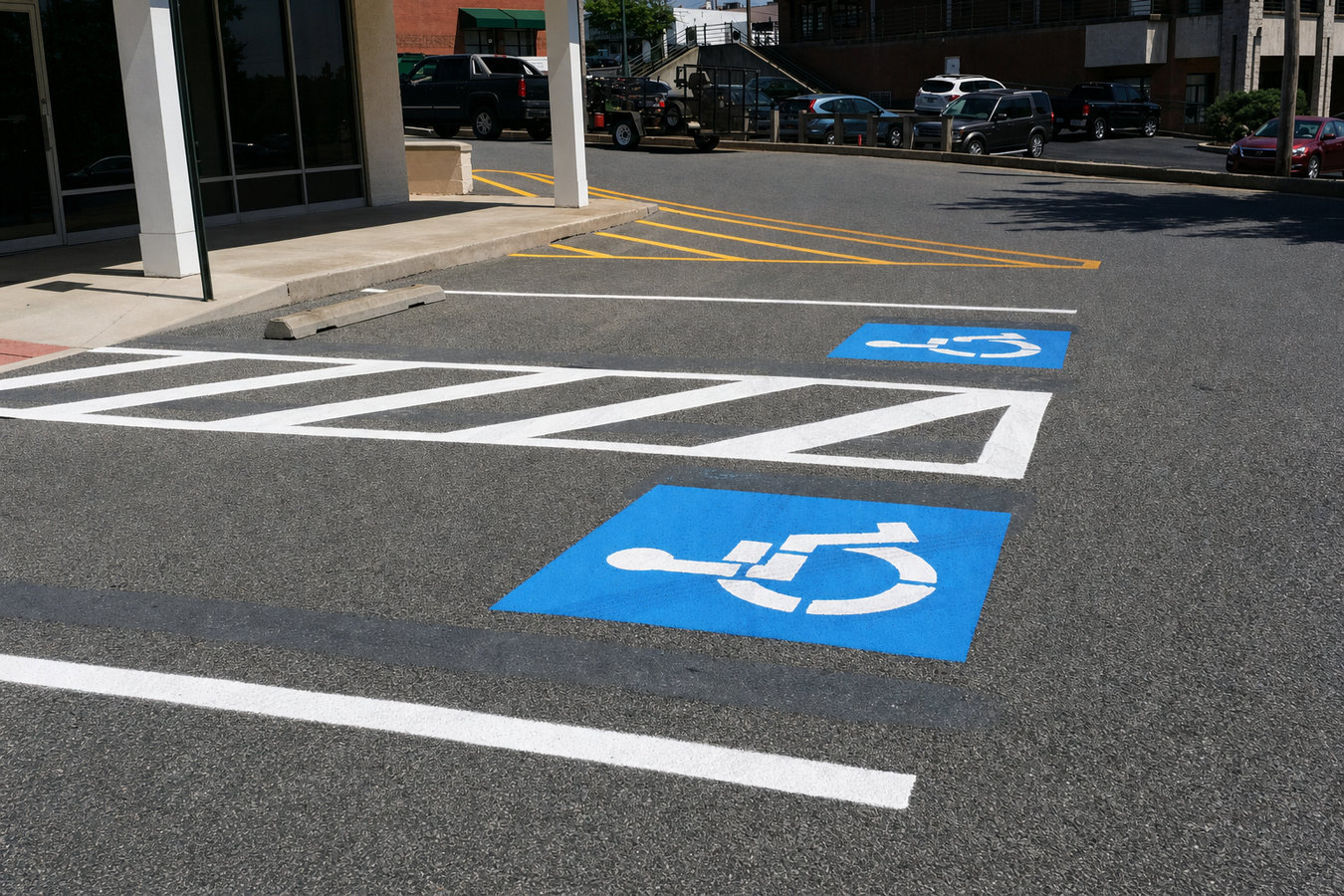 Parking lot maintenance